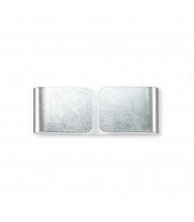 Clip  2 Light Indoor Small Wall Light Silver G9
