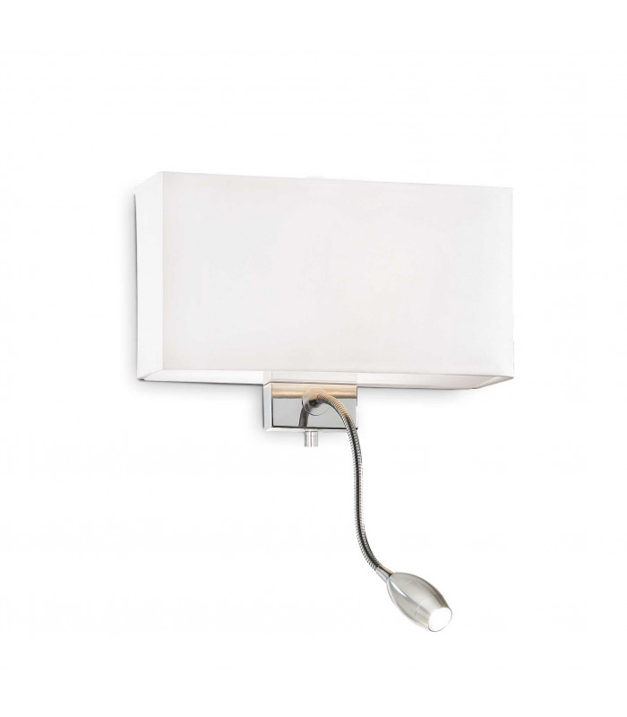 Hotel 1 Light Indoor Wall Light White E27-1