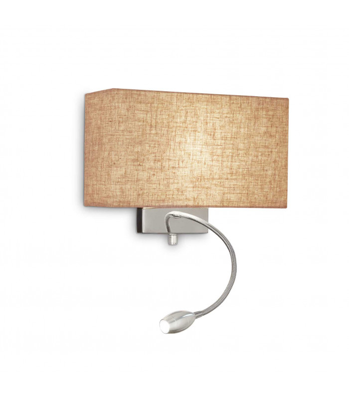 Hotel 1 Light Indoor Wall Light Canvas E27