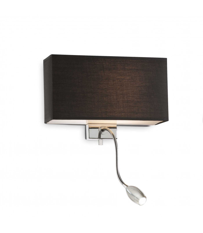 Hotel 1 Light Indoor Wall Light Black E27-1