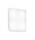 Flat  4 Light Large Ceiling Flush Light White
