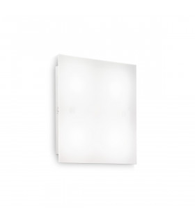 Flat  4 Light Indoor Medium Flush Light White