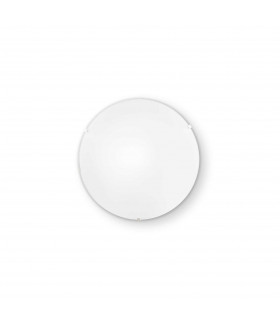 Simply 1 Light Indoor Small Flush Light White E27