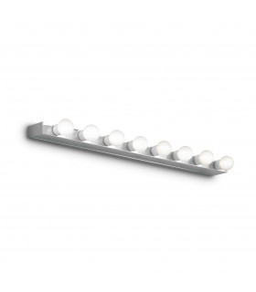 Prive'  8 Light Indoor Large Over Mirror Wall Light Chrome E14-1