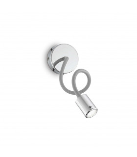 Focus LED 1 Light Wall Reading Light Chrome