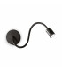 Focus LED 1 Light Reading Lamps Black-1