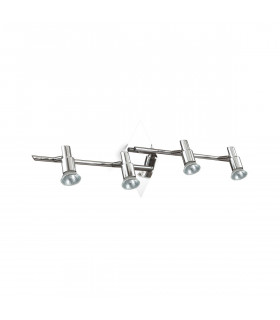 Slem  4 Light Indoor Flush Light Chrome GU10