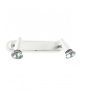 Slem  2 Light Indoor Flush Light White GU10