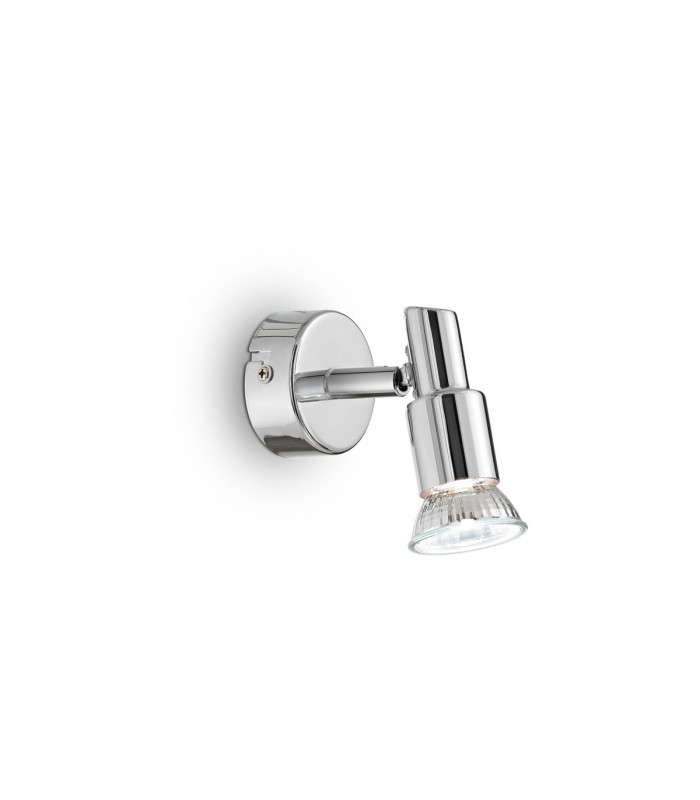 Slem 1 Light Indoor Flush Light Chrome GU10
