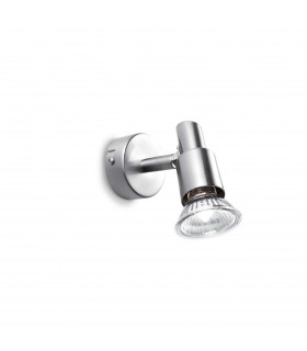 Slem 1 Light Ceiling Flush Light Nickel GU10