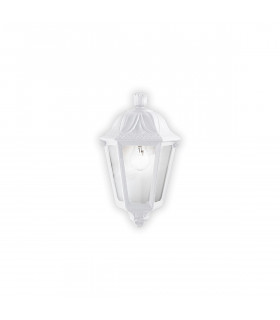 Anna 1 Light Outdoor Flush Wall Lantern White IP44 E27