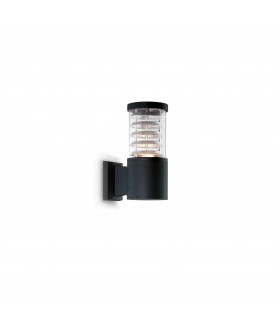 Tronco 1 Light Outdoor Wall Light Black IP44 E27
