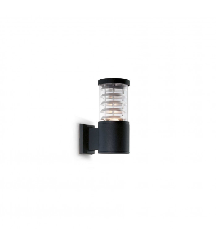 Tronco 1 Light Outdoor Wall Light Black IP44 E27