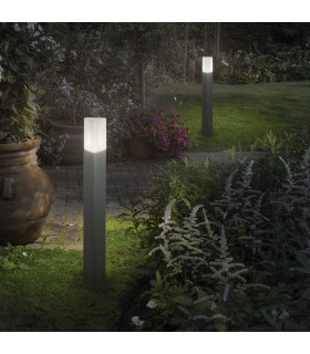 Pulsar 1 Light Outdoor Bollard Grey IP44 E27-2