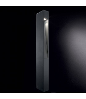 Mercurio 1 Light Outdoor Bollard Anthracite IP44 G9-2