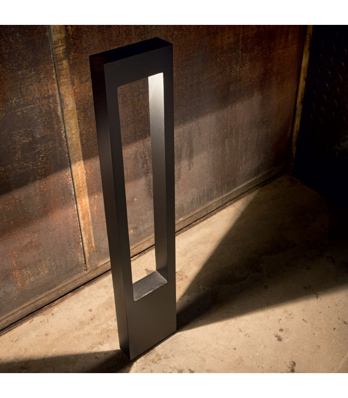 Vega 1 Light Outdoor Bollard Black IP44 G9-2