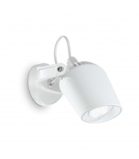 Minitommy 1 Light Outdoor Wall Spotlight White IP66 GU10