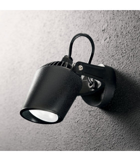 Minitommy 1 Light Outdoor Wall Spotlight Black IP66 GU10-2