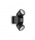 Xeno  2 Light Outdoor Wall Light Black IP44 GU10