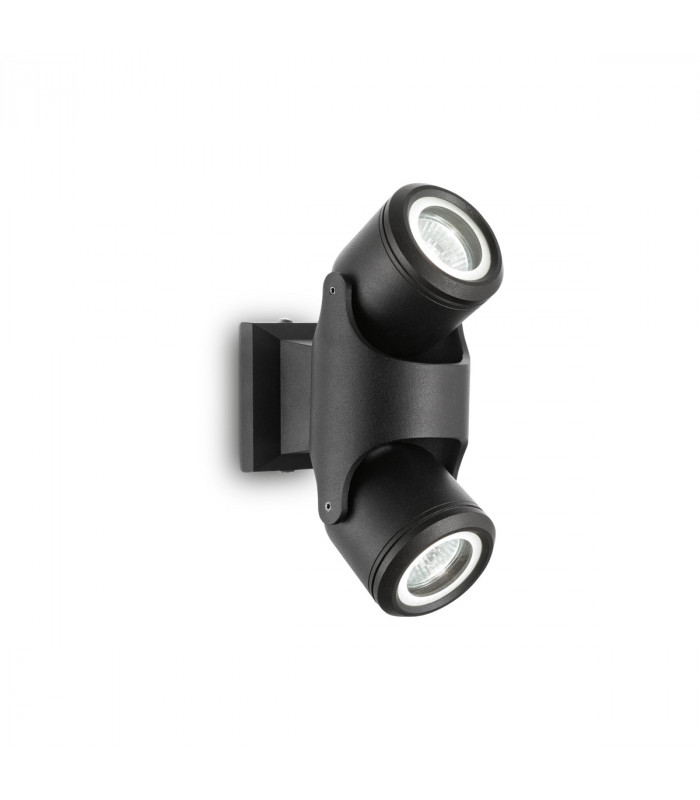 Xeno  2 Light Outdoor Wall Light Black IP44 GU10