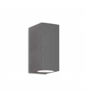 2 Light Outdoor Up Down Wall Light Anthracite IP44 G9
