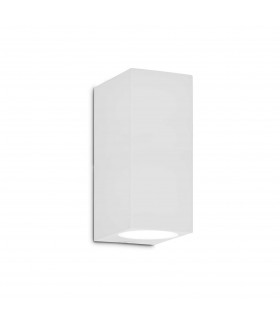 2 Light Outdoor Up Down Wall Light White IP44 G9