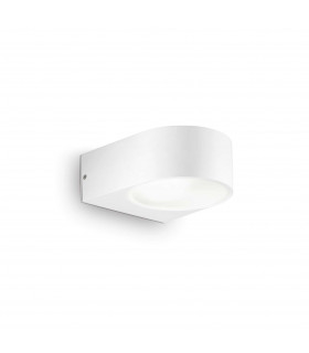 Iko 1 Light Outdoor Up Down Wall Light White IP55 E27-1