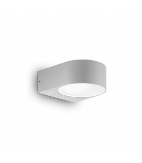 Iko 1 Light Outdoor Up Down Wall Light Grey IP55 E27