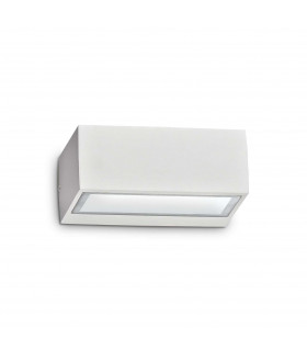 Outdoor Twin Up Down Wall Light White IP44 G9