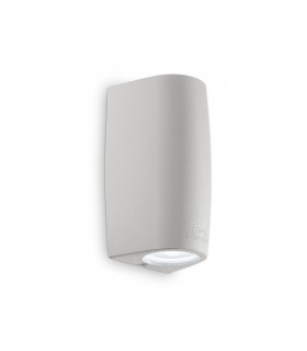 Keope  LED 2 Light Outdoor Small Up Down Wall Light Grey IP55 GU10