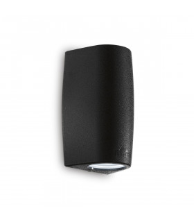 Keope  LED 2 Light Outdoor Small Up Down Wall Light Black IP55 GU10
