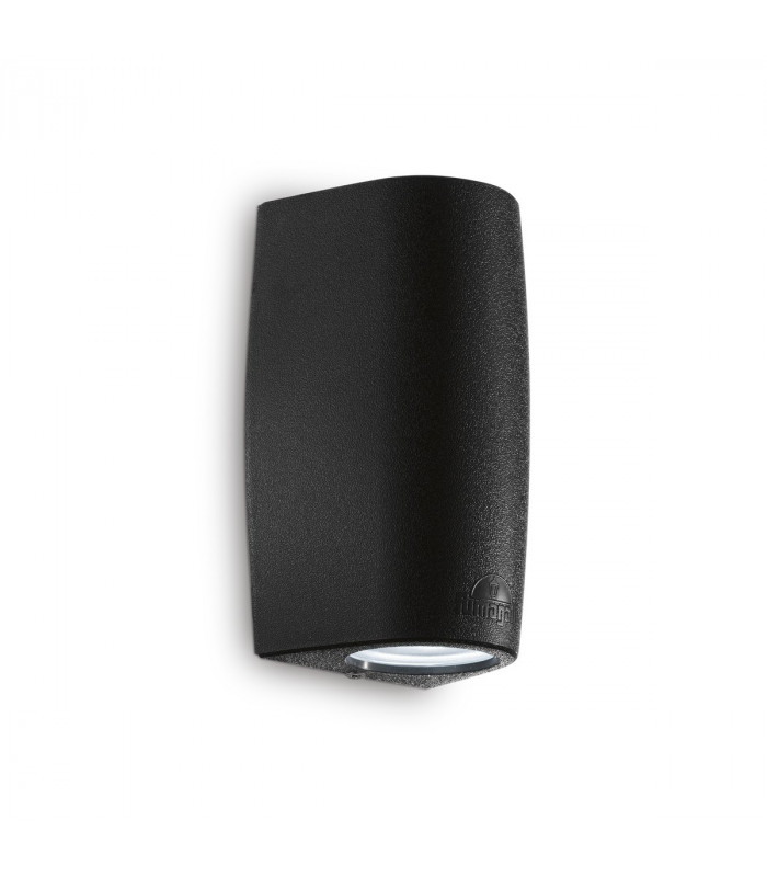 Keope  LED 2 Light Outdoor Small Up Down Wall Light Black IP55 GU10