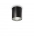 Gun 1 Light Outdoor Surface Mounted Ceiling Downlights Black IP44 GU10