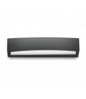 Andromeda  2 Light Outdoor Large Up Down Wall Light Black Putty IP54 E27
