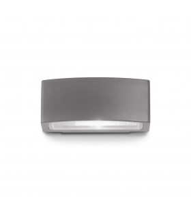Andromeda 1 Light Outdoor Small Up Down Wall Light Polished Chrome Anthracite IP55 E27-1