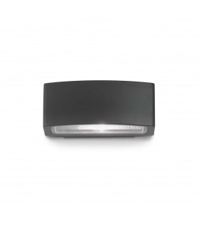 Andromeda 1 Light Outdoor Small Up Down Wall Light Black IP55 E27