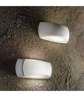 Francy 1 Light Outdoor Wall Light White IP66 E27-2