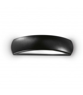 Giove 1 Light Outdoor Up Down Wall Light Black IP54 E27