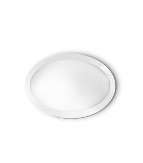 Maddi 1 Light Diffuser Outdoor Flush Ceiling / Wall Light White IP66 E27-1