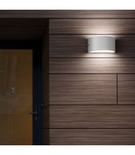 Rex 1 Light Outdoor Up Down Wall Light White IP44 E27-2