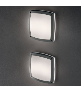 Cometa  3 Light Outdoor Wall Light Anthracite IP54 E14-2