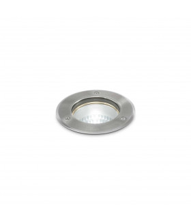 Park 1 Light Small Round Recessed Spotlight Steel IP65 GU10-1