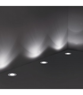 Park 1 Light Small Round Recessed Spotlight Steel IP65 GU10-2