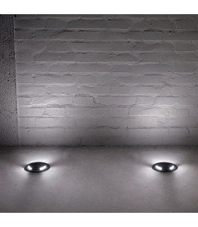 Cecilia LED 1 Light Large Outdoor Recessed Light Black IP67-2