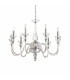 Doge  9 Light Chandelier Clear Glass E14-1