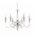 Doge  6 Light Chandelier Clear Glass E14