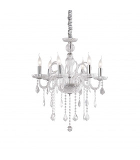 Giudecca  6 Light Chandelier Clear Glass E14