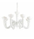 Bon Bon  8 Light Multi Arm Chandelier White Finish E14-1