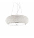 Pasha'  10 Light Ceiling Pendant Chrome with Crystals E14