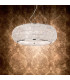 Pasha'  10 Light Ceiling Pendant Chrome with Crystals, E14
